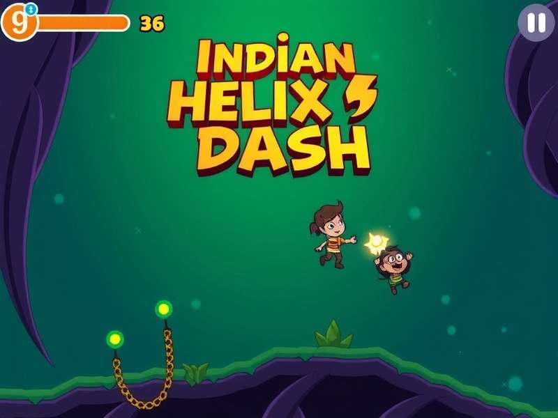 Indian Helix Dash Gameplay